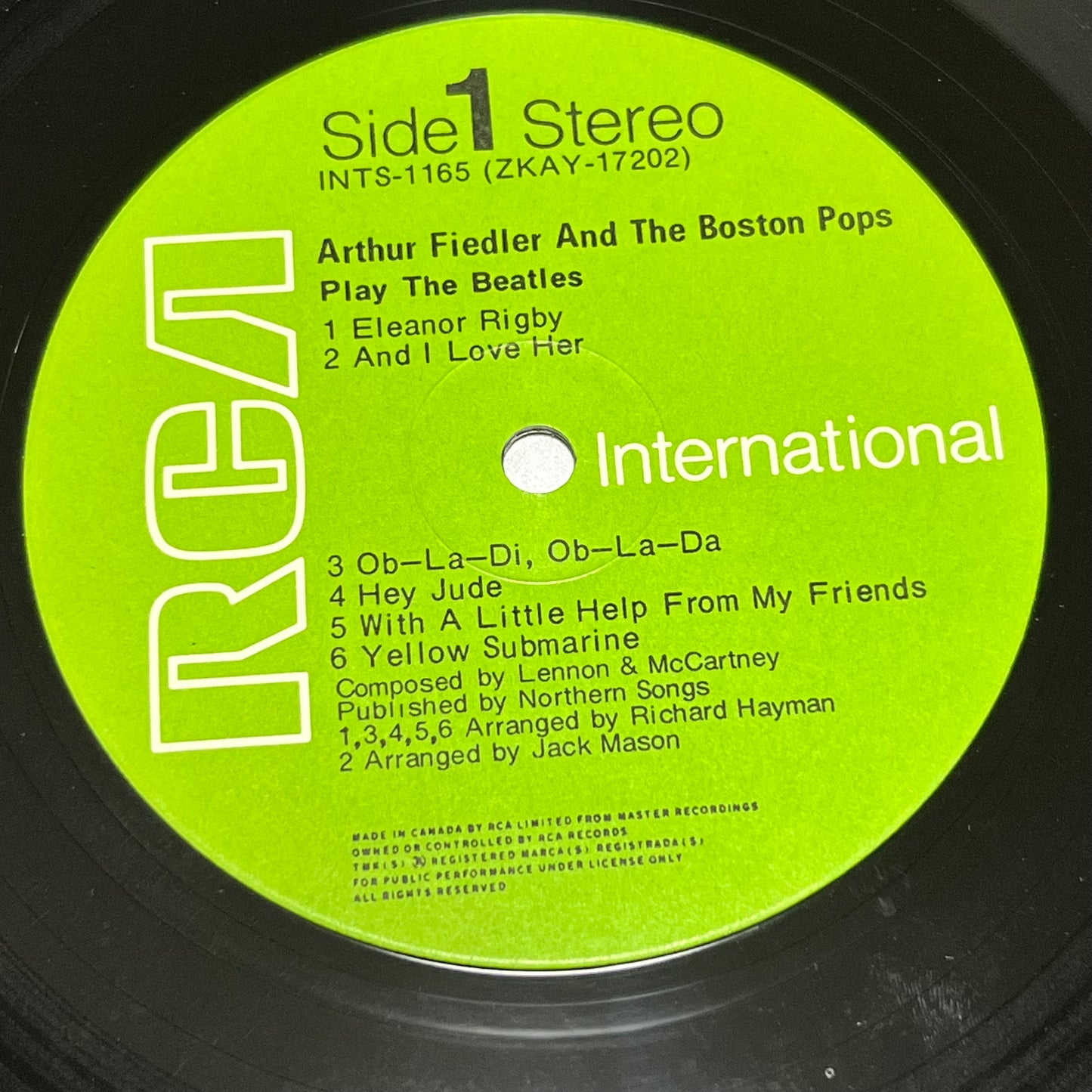 Arthur Fiedler And The Boston Pops - The Beatles - Five Flags Records