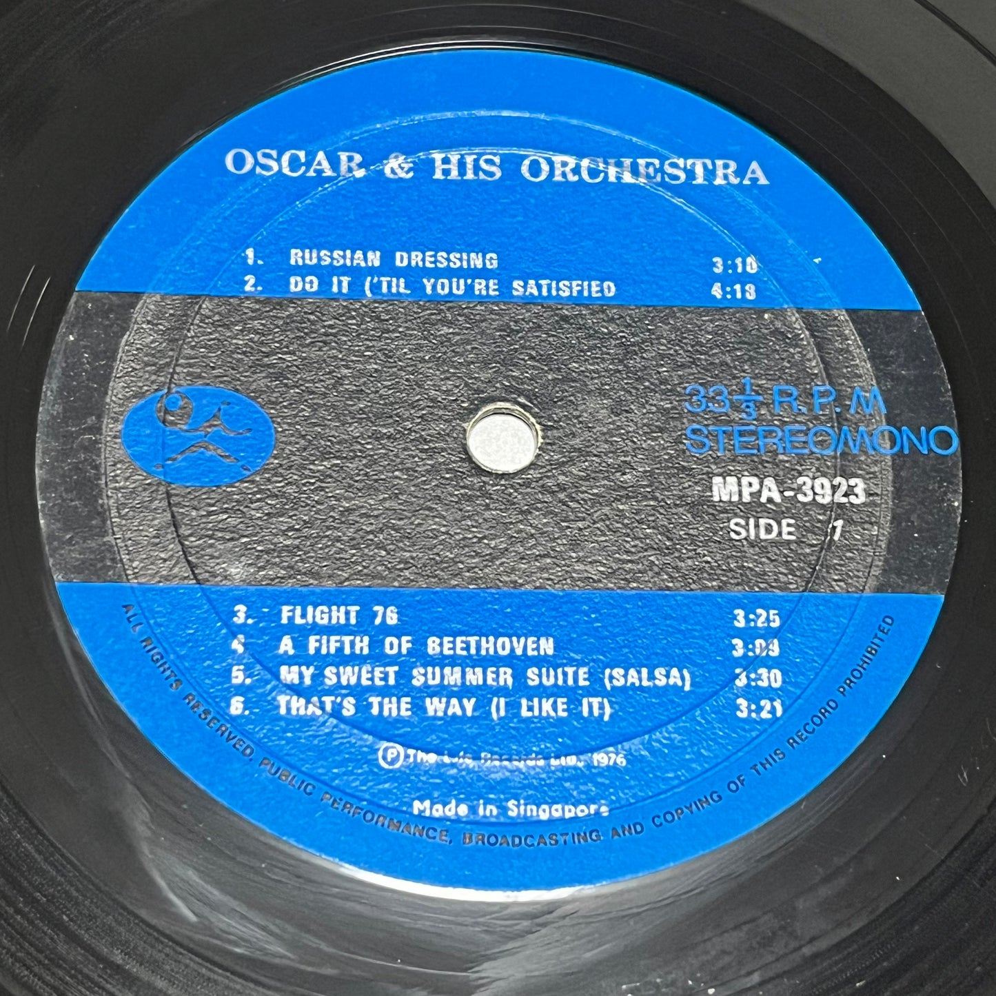Oscar & His Orchestra - Disco Hits - Five Flags Records