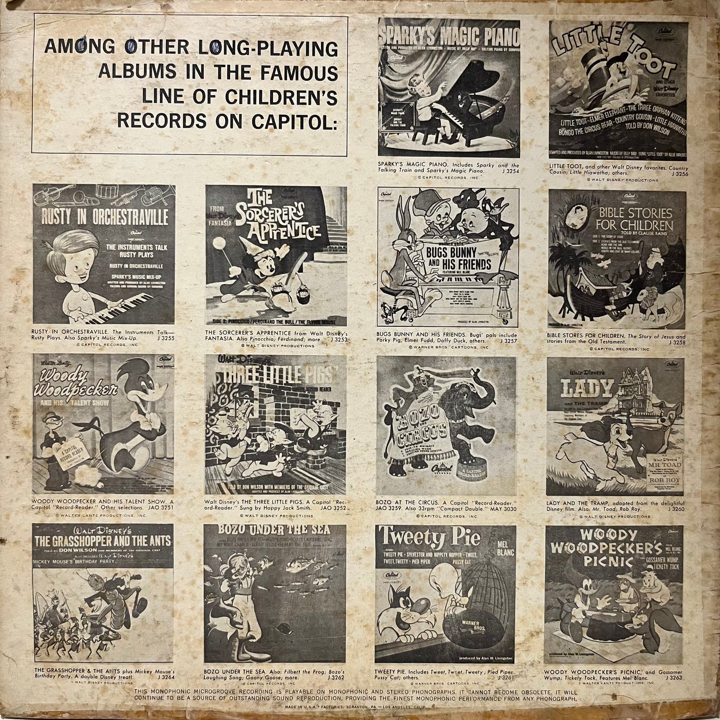 Mel Blanc, Billy May - Woody Woodpecker's Picnic