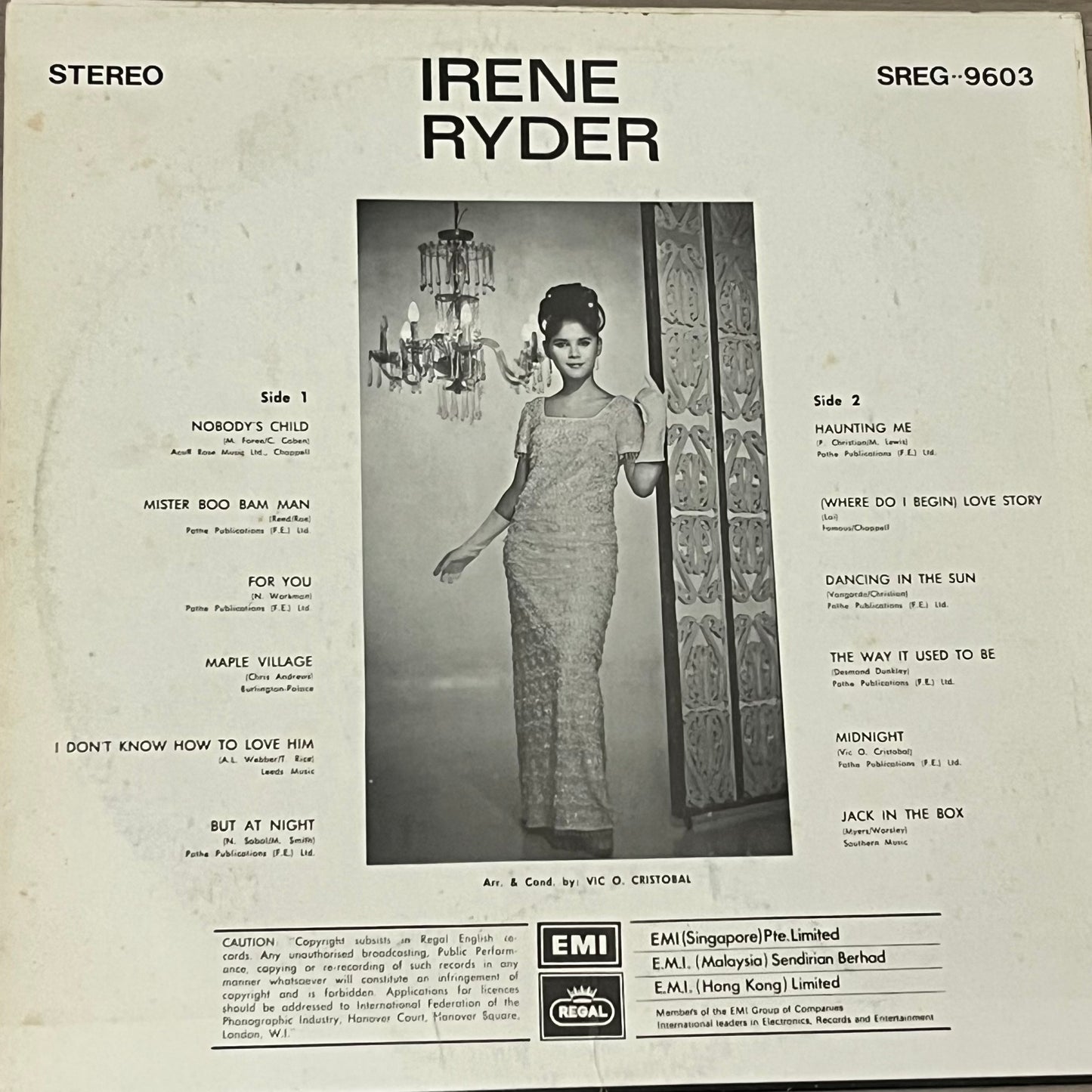 Irene Ryder - Five Flags Records
