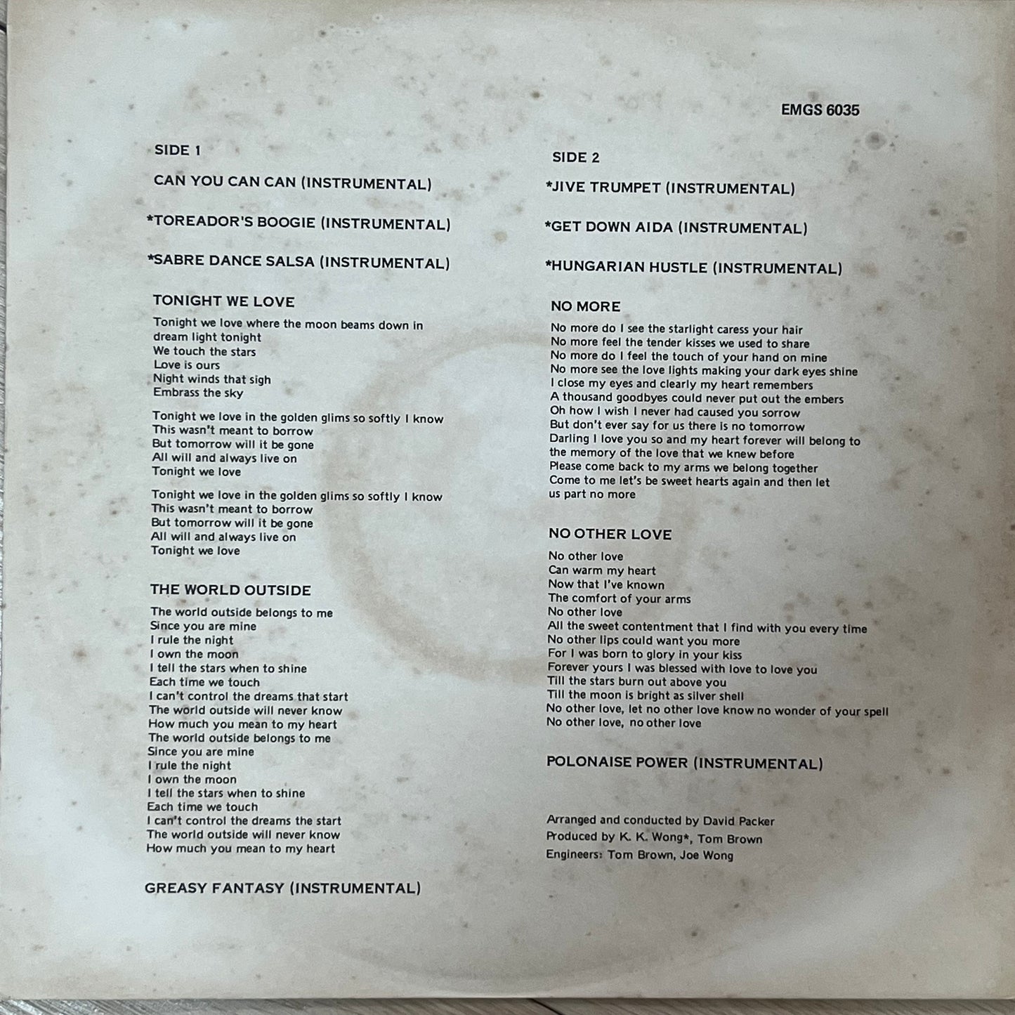 Barock Disco Band - Disco Classical Fever - Five Flags Records