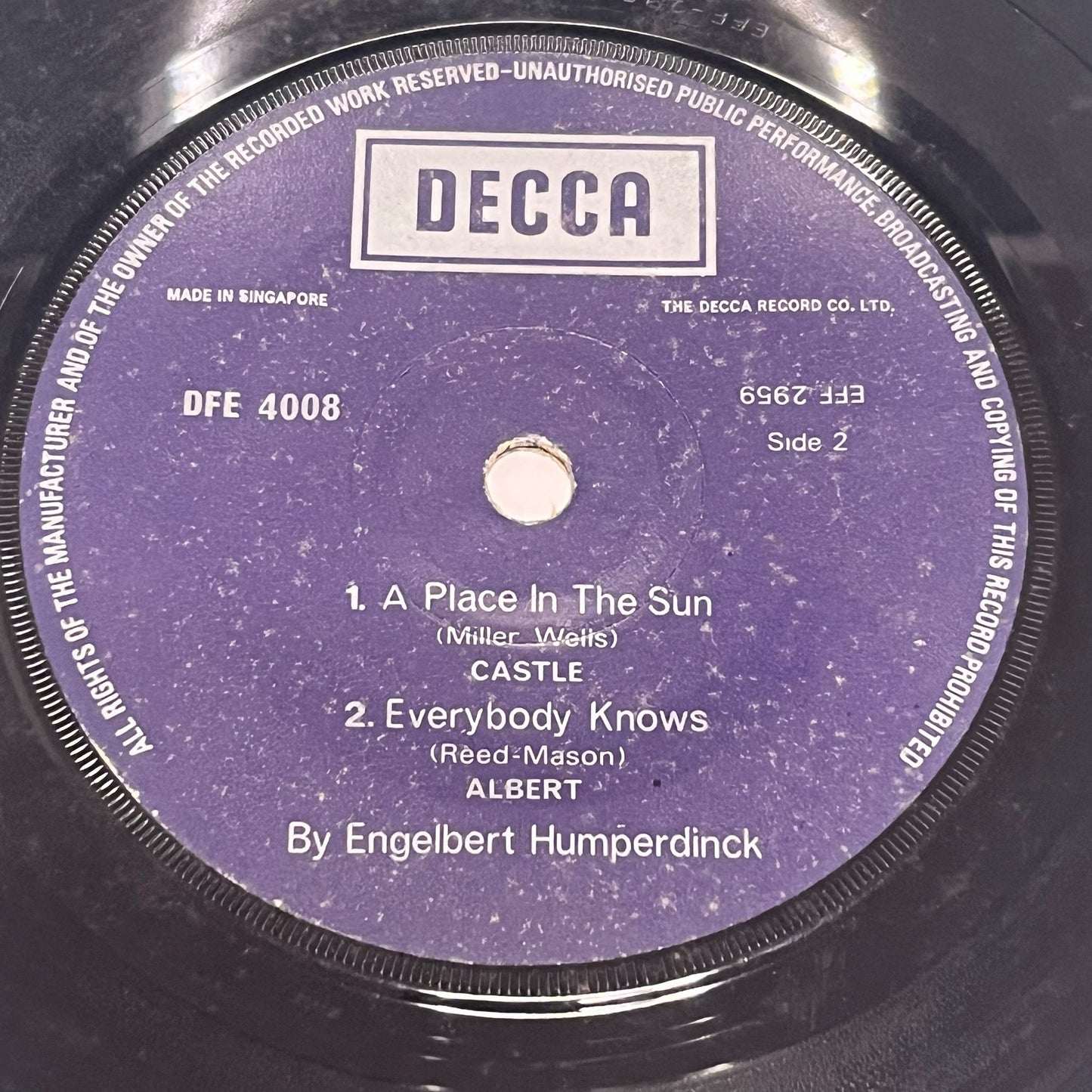 Engelbert Humperdinck - The Last Waltz - Five Flags Records