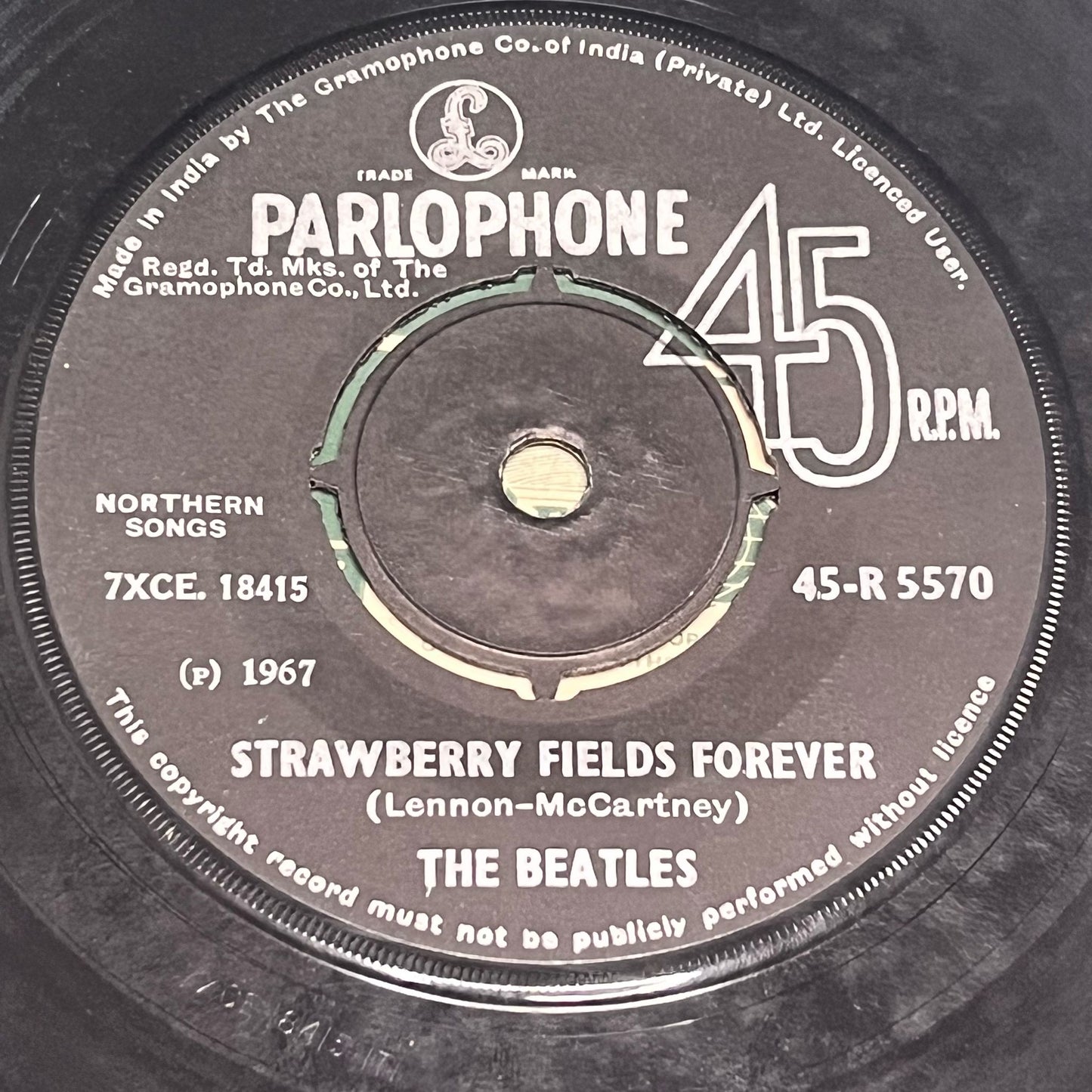 The Beatles - Strawberry Fields Forever / Penny Lane - Five Flags Records