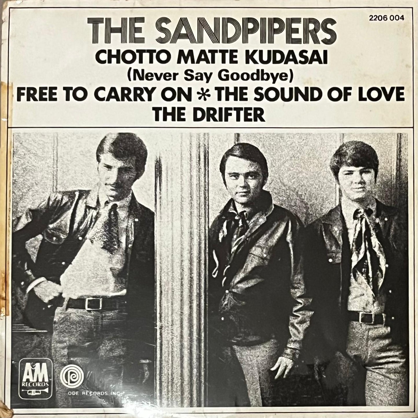 The Sandpipers - Chotto Matte Kudasai - Five Flags Records
