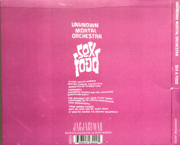 Unknown Mortal Orchestra : Sex & Food (CD, Album)