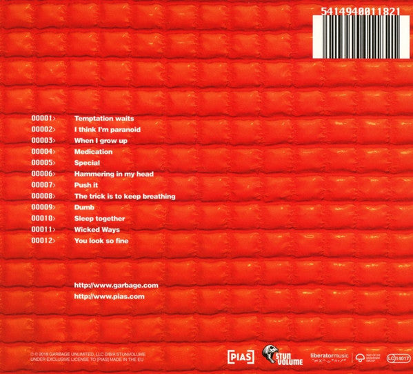 Garbage : Version 2.0 (CD, Album, RE, RM)