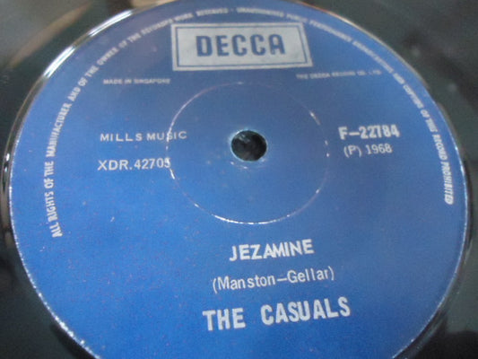 The Casuals : Jesamine (7", Sol)
