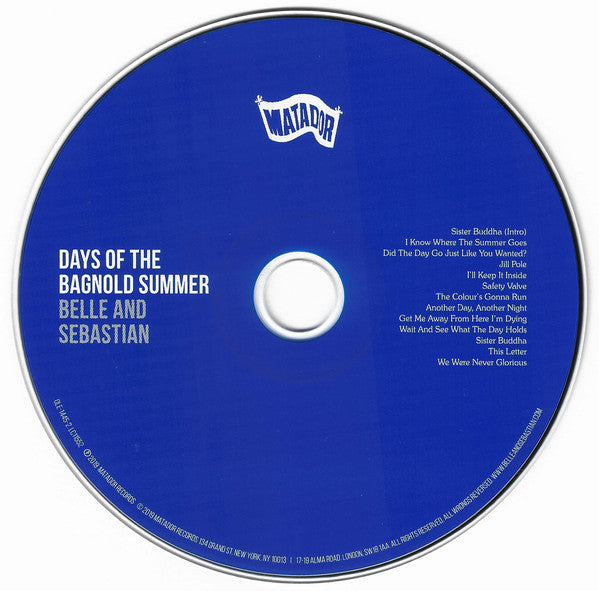 Belle And Sebastian* : Days Of The Bagnold Summer (CD, Album)