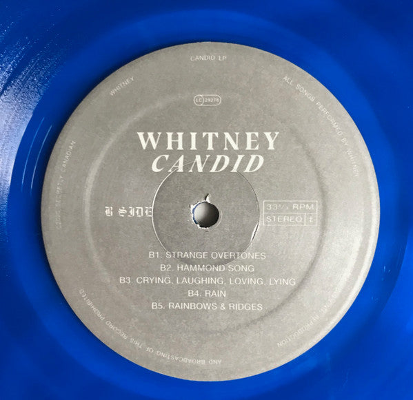 Whitney (8) : Candid (LP, Album, Ltd, Cle)