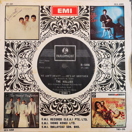 The Hollies : He Ain't Heavy....He's My Brother (7", Single)