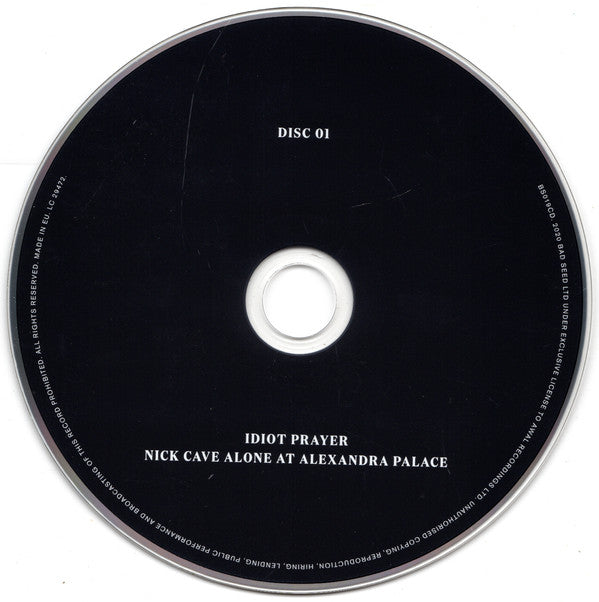 Nick Cave : Idiot Prayer (Nick Cave Alone At Alexandra Palace) (2xCD, Album)