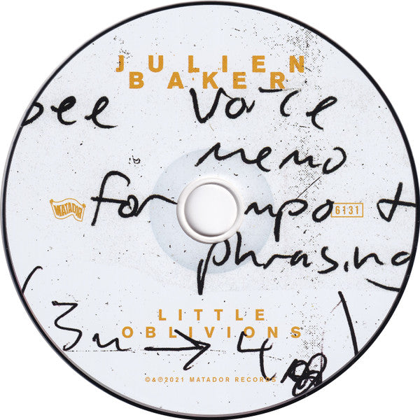Julien Baker : Little Oblivions (CD, Album)
