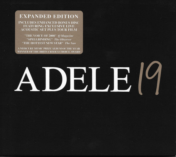 Adele (3) : 19 (CD, Album, RE + CD, Enh + Exp)