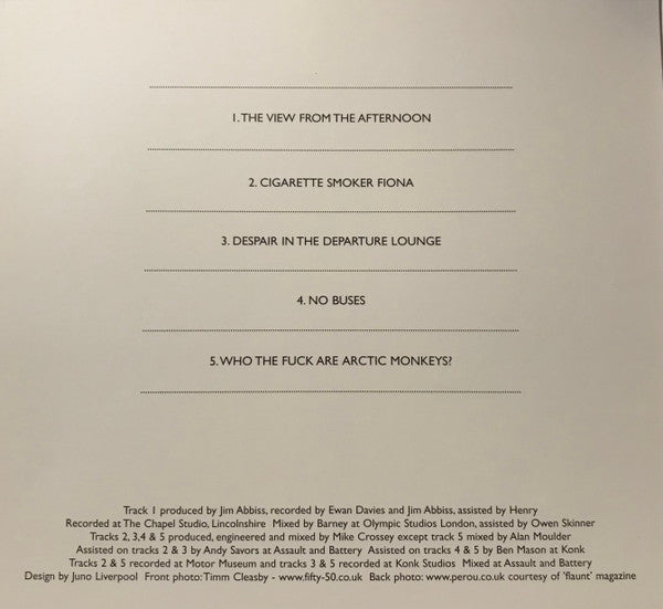 Arctic Monkeys : Who The Fuck Are Arctic Monkeys? (CD, EP, Dig)
