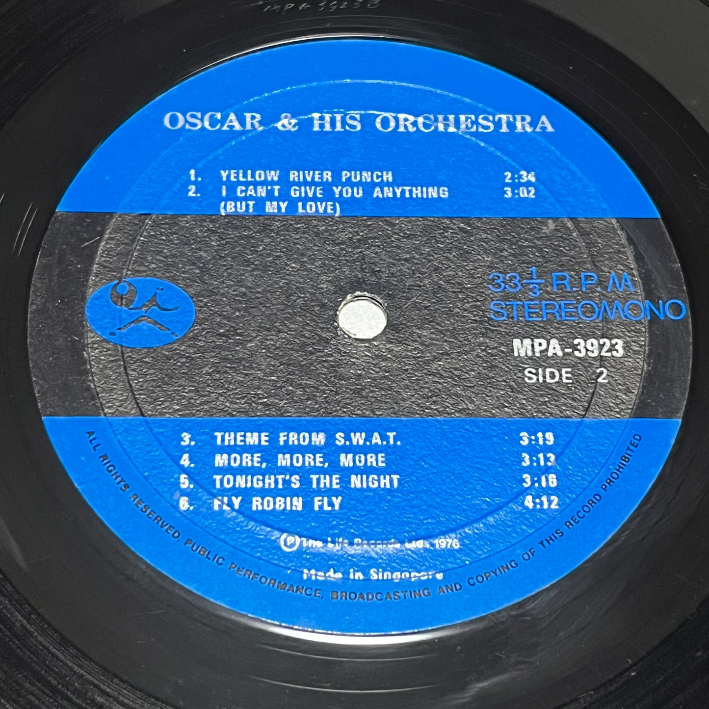 Oscar & His Orchestra - Disco Hits - Five Flags Records