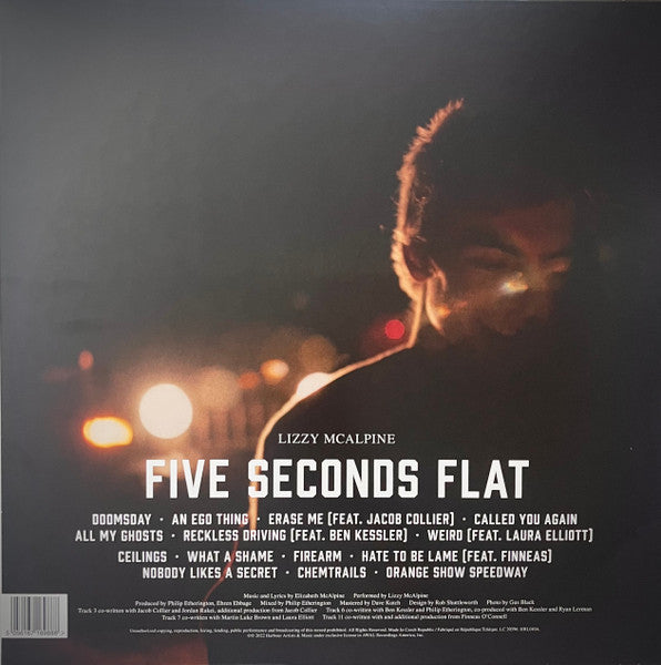 Lizzy McAlpine : Five Seconds Flat (LP, Album)