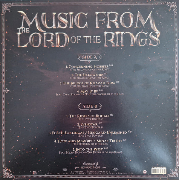 The City Of Prague Philharmonic Orchestra, Crouch End Festival Chorus : Music From The Lord Of The Rings Trilogy (LP, Album, Gre)