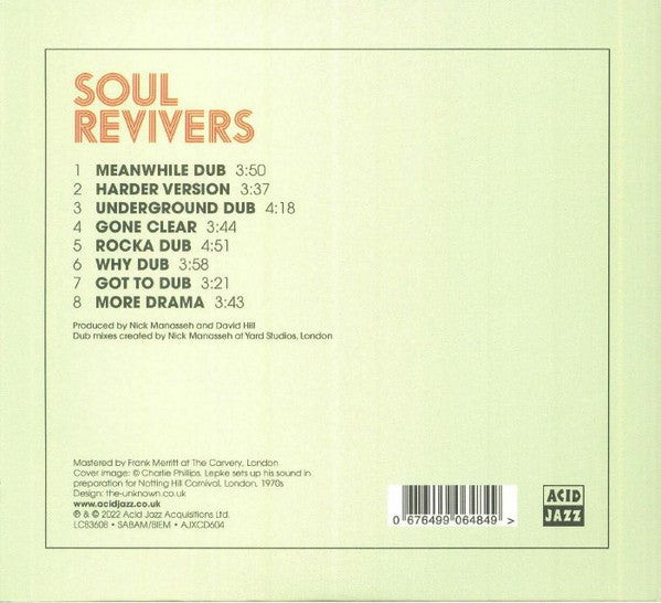 Soul Revivers : Grove Dub (CD, Album)