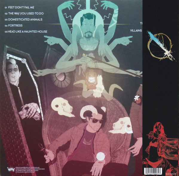 Queens Of The Stone Age : Villains (LP + LP, S/Sided, Etch + Album, Ltd, RE, RP, Whi)