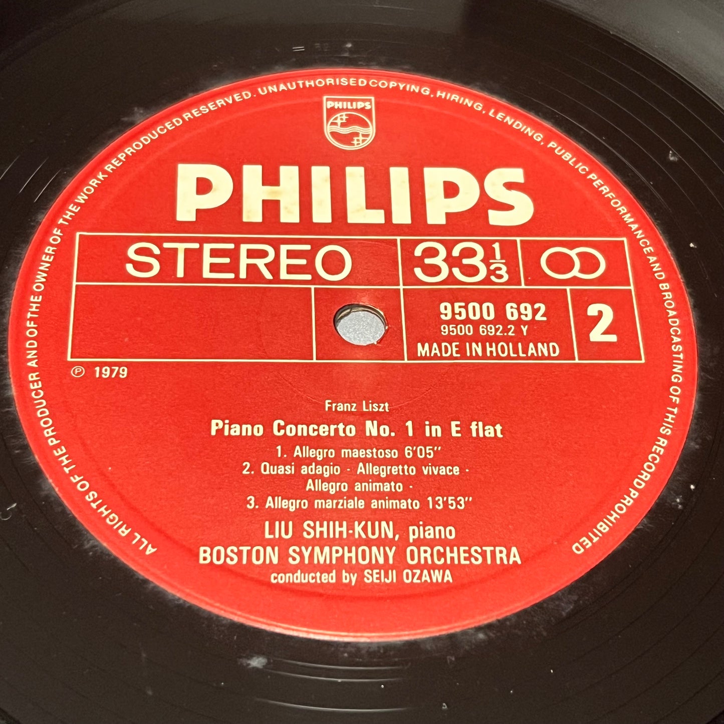 Seiji Ozawa, Boston Symphony Orchestra - People's Republic Of China - Five Flags Records