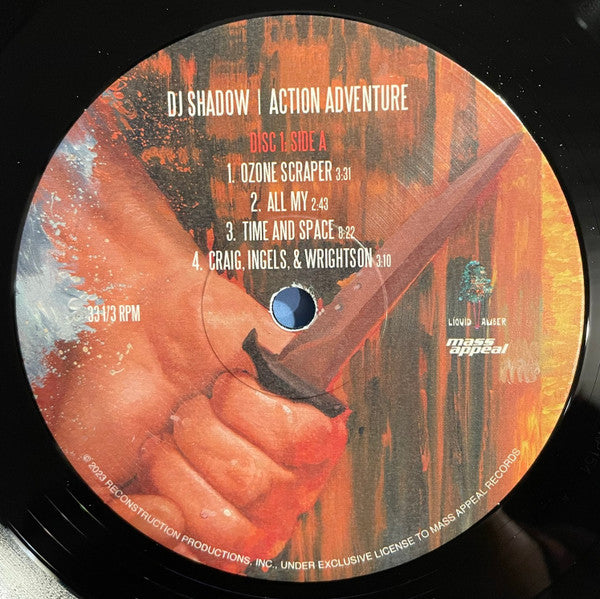 DJ Shadow : Action Adventure (2xLP, Album)