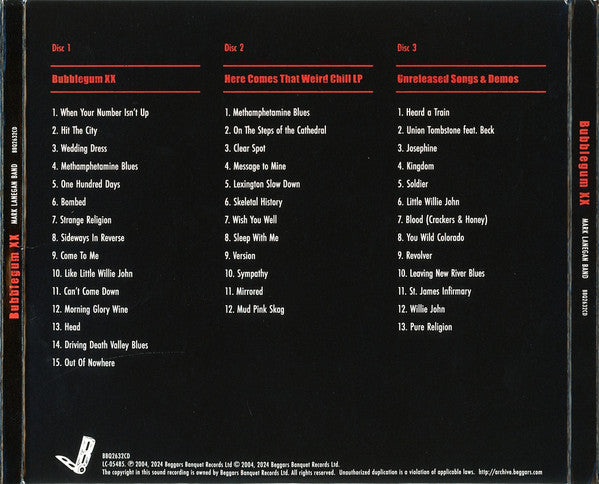 Mark Lanegan Band : Bubblegum XX (CD, Album, RE + CD, Comp + CD + RM, 20t)