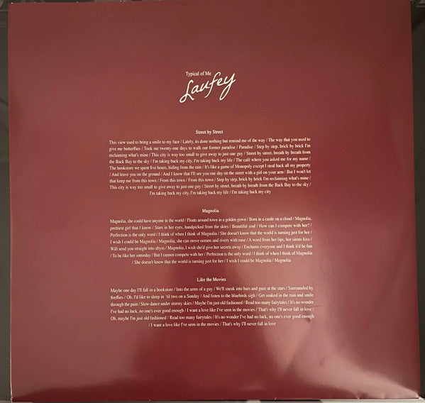 Laufey (2) : Typical Of Me (12", EP)