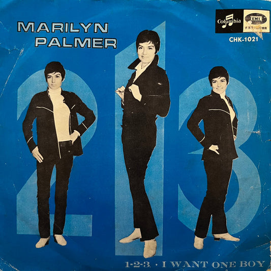 Marilyn Palmer : 1-2-3 / I Want One Boy (7", Single, Sol)