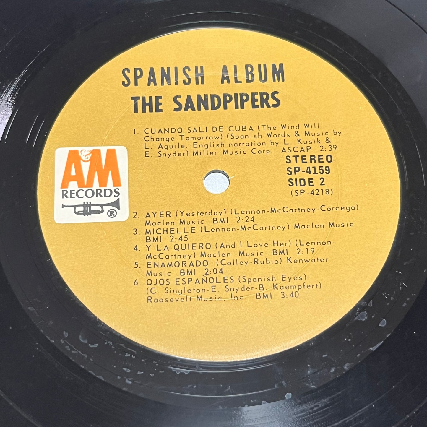 The Sandpipers - Spanish Album - Five Flags Records