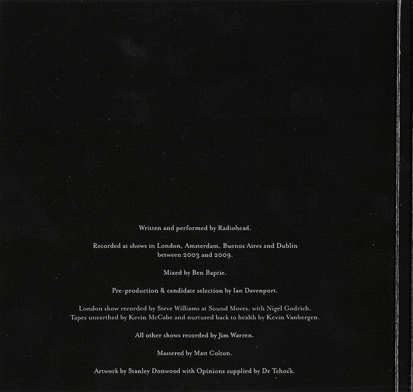 Radiohead : Hail To The Thief (Live Recordings 2003-2009) (CD, Album)