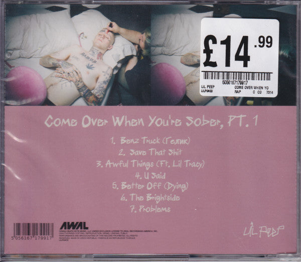 Lil Peep : Come Over When You're Sober, Pt. 1 (CD, Album)
