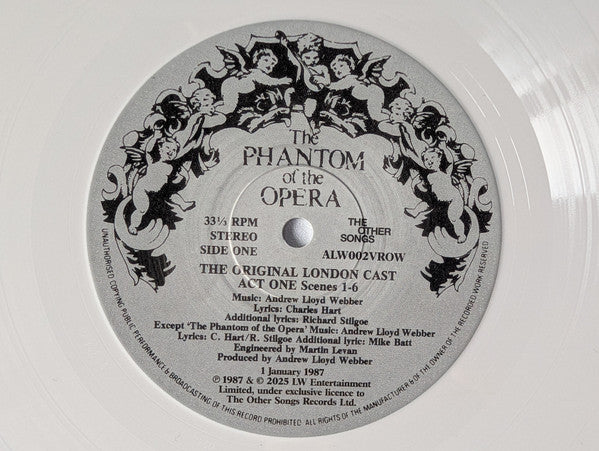 Andrew Lloyd Webber : The Phantom of the Opera (2xLP, Album, Ltd, Whi)