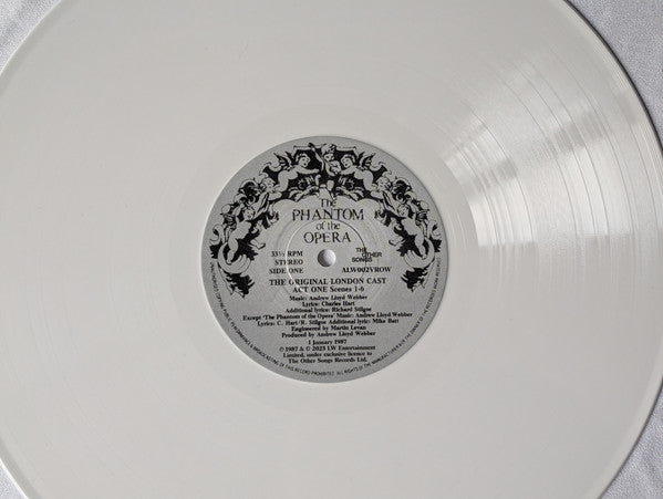 Andrew Lloyd Webber : The Phantom of the Opera (2xLP, Album, Ltd, Whi)