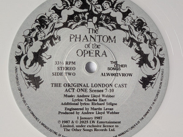 Andrew Lloyd Webber : The Phantom of the Opera (2xLP, Album, Ltd, Whi)