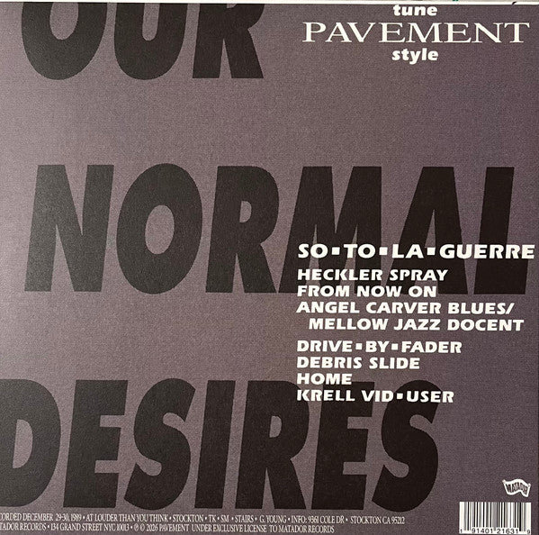 Pavement : Perfect Sound Forever (10", EP, RSD, Ltd, RE, Whi)