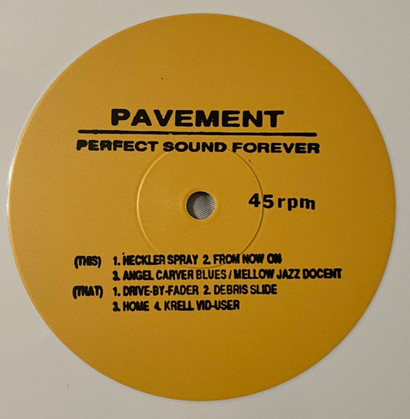 Pavement : Perfect Sound Forever (10", EP, RSD, Ltd, RE, Whi)