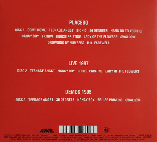 Placebo : Placebo Re:Created (CD, Album + CD + 30t)