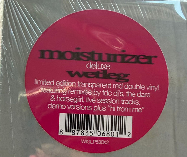 Wet Leg : Moisturizer (2xLP, Album, Dlx, Ltd, Red)