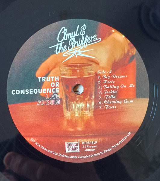 Amyl & The Sniffers* : Truth Or Consequence Live Album (LP, Album)