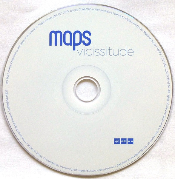Maps : Vicissitude (CD, Album, Dig)