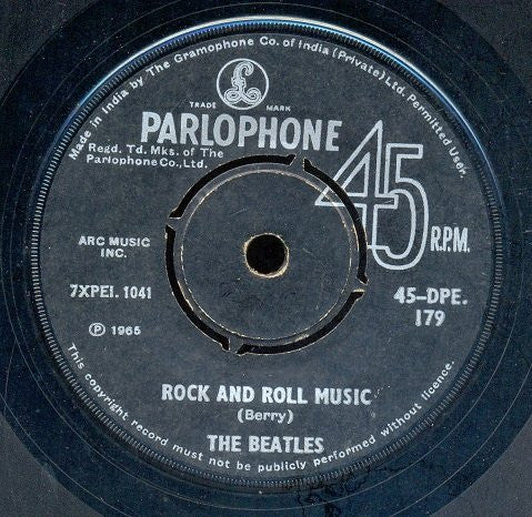 The Beatles : Rock And Roll Music / No Reply (7", Single)