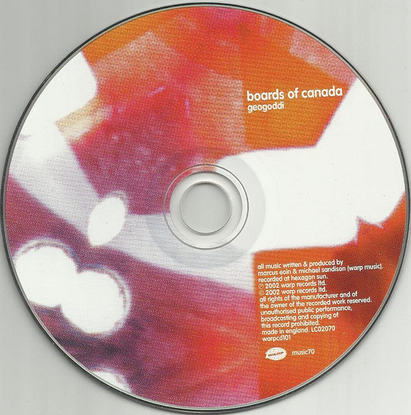 Boards Of Canada : Geogaddi (CD, Album)