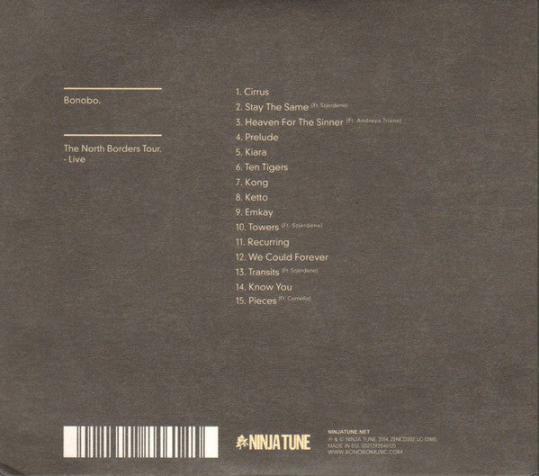 Bonobo : The North Borders Tour Live (CD, Album)