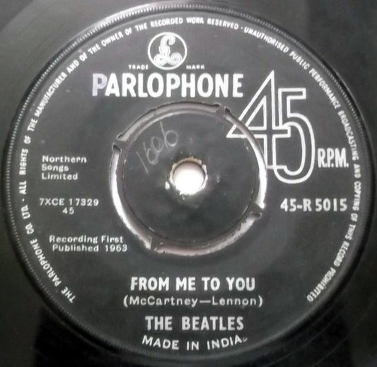 The Beatles : From Me To You (7", Single)