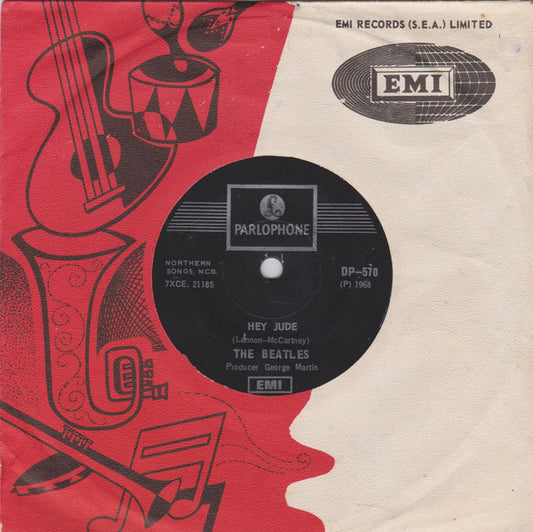 The Beatles : Hey Jude / Revolution (7", Single)