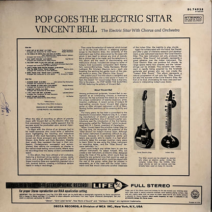 Vincent Bell With Orchestra - Pop Goes The Electric Sitar