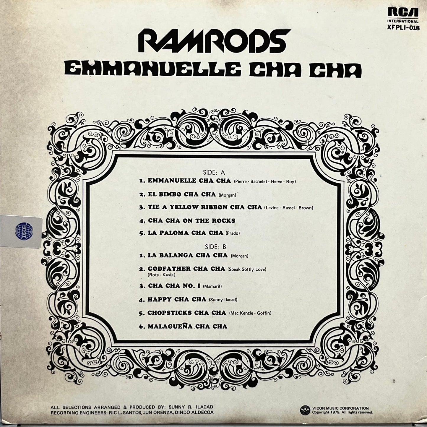 Ramrods - Emmanuelle Cha Cha - Five Flags Records