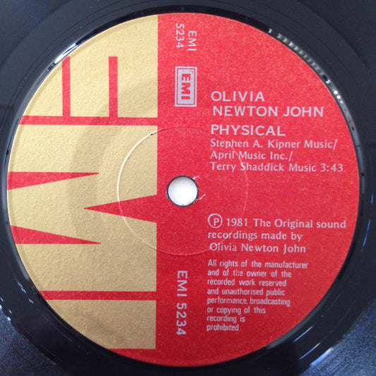 Olivia Newton-John : Physical (7", Single)