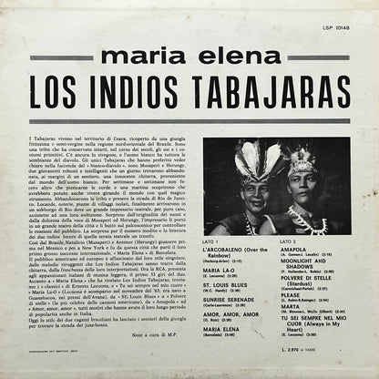 Los Indios Tabajaras - Maria Elena - Five Flags Records
