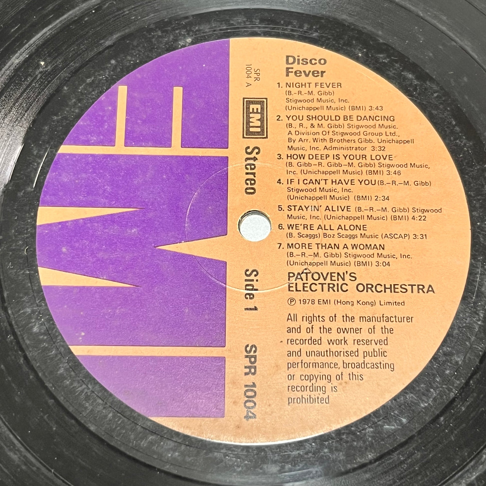 Patoven's Electric Orchestra - Disco Fever - Five Flags Records